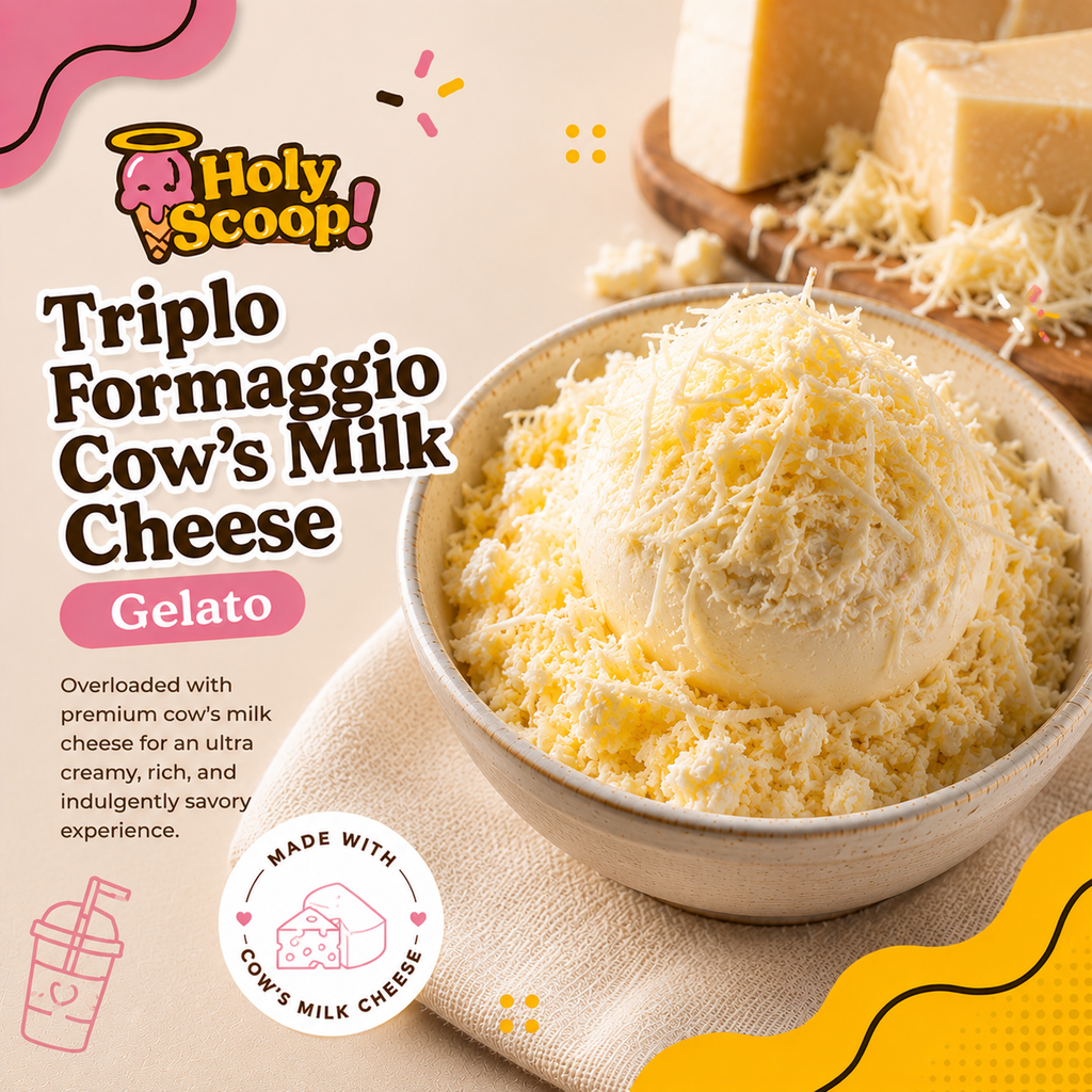 Triplo Formaggio Cow's Milk Cheese Gelato (8 OZ)