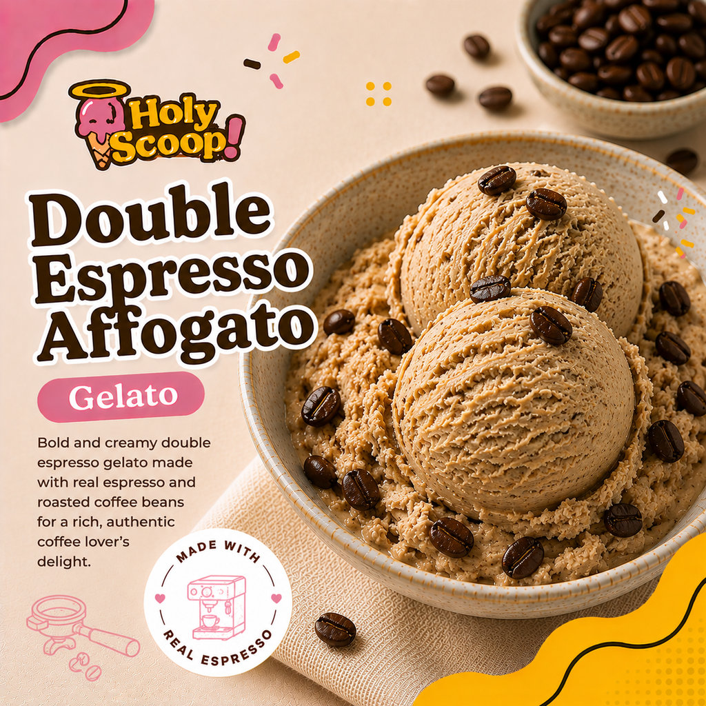 Double Espresso Affogato Gelato (8 OZ)