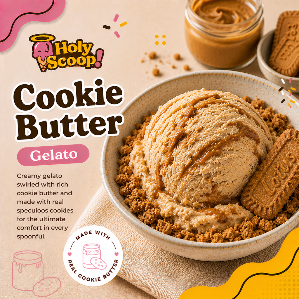 Cookie Butter Gelato (8 OZ)