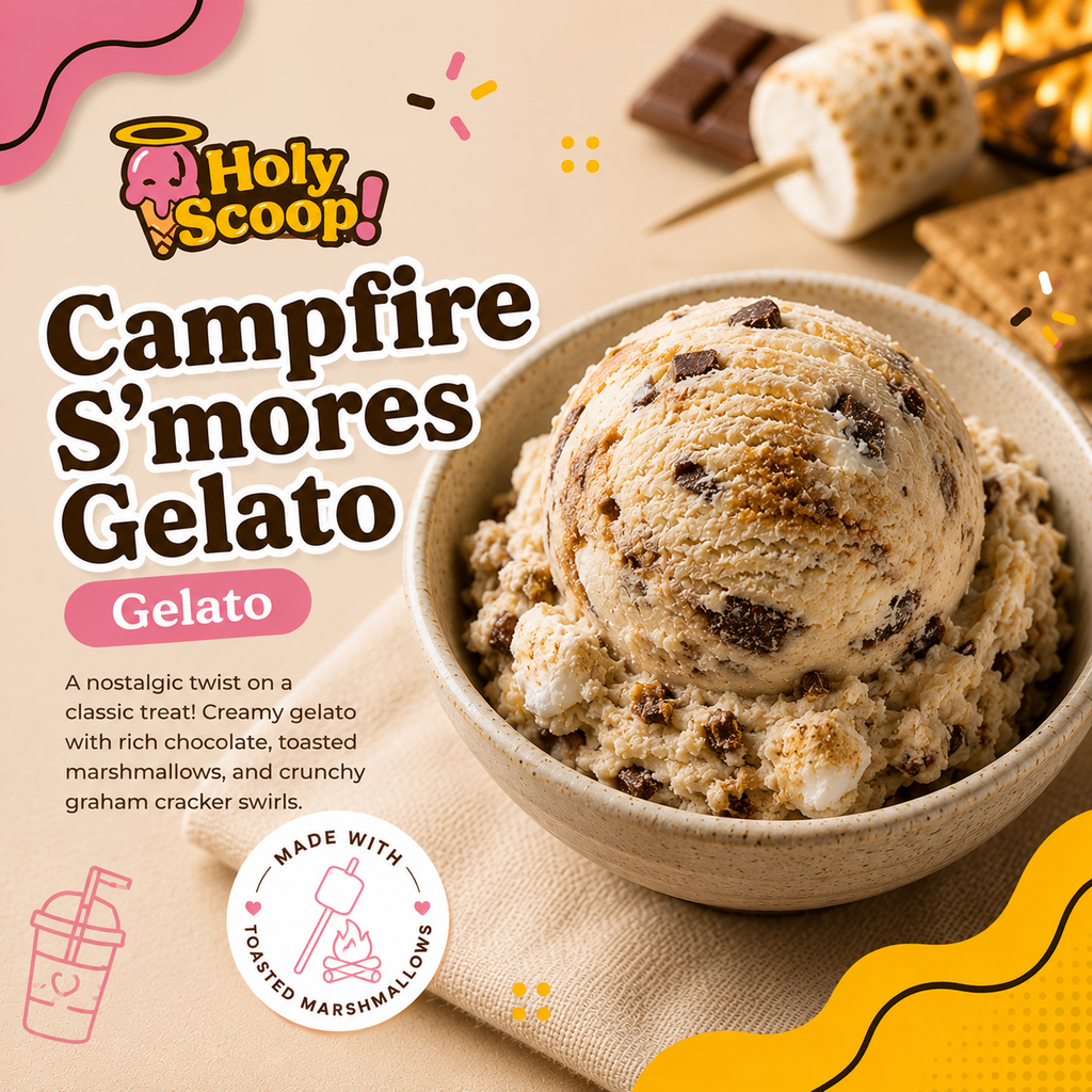 Campfire S'mores Gelato (8 OZ)