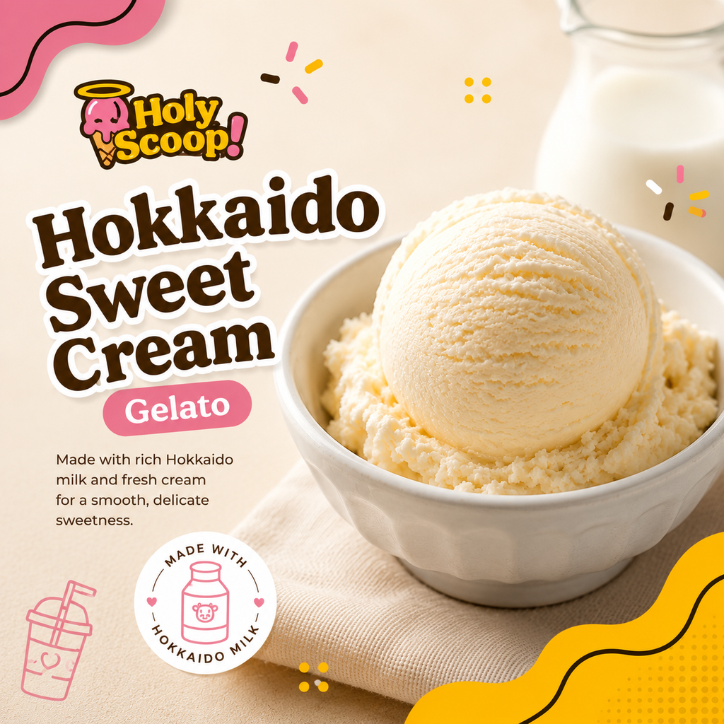 Hokkaido Sweet Cream Gelato (8 OZ)